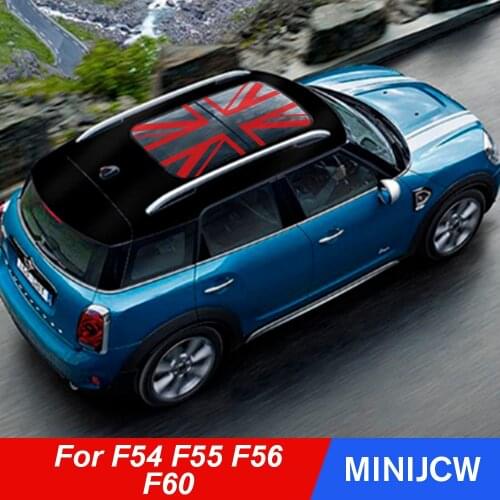 Car Union Jack Roof Sticker Customized Sunroof Sunshade Films Decals Decor For Mini Cooper One S JCW F54 F55 F56 F60 Countryman