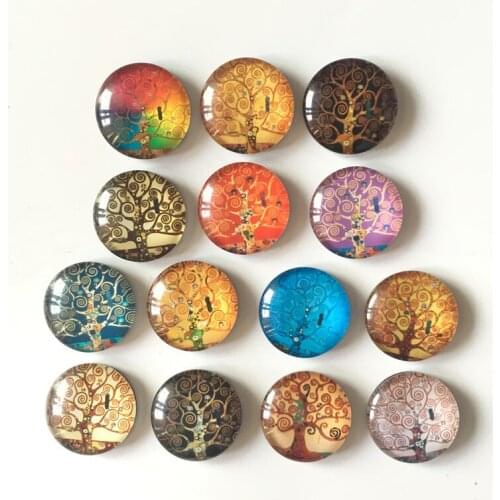 Free shipping (14pcs/lot) Various Tree fridge magnet Colorful Plant Whiteboard Message Sticker Kitchen home Decoration