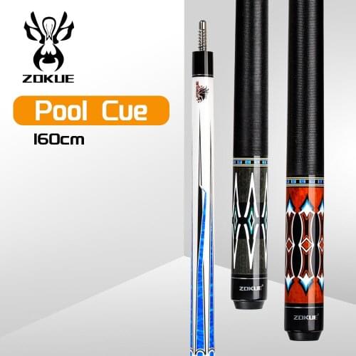 ZOKUE Billiard Cue Stick 160cm 12.75mm Adjustable Pool Cue Weight Radial PinIrish Line Kit Suitable For Tall Mighty People
