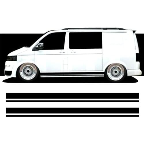 Side Stripe Stickers For Transporter T5 T6 T4 Sticker Decal Campervan Vinyl tu-887993