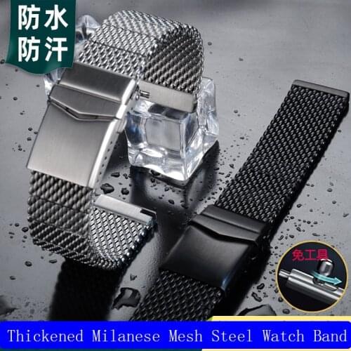 Stainless Steel Watch Bracelet For Tudor Breitling Oris strap Watch Bands Super ocean the Avengers Steel color 22mm Solid