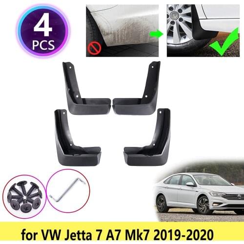 For VW Volkswagen Jetta A7 MK7 2019 2020 Mudguards Mudflap Fender Mud Flaps Baffle Muddy Splash Front Rear Wheel Car Accessories