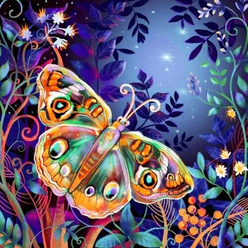 Evershine 5D DIY Diamond Embroidery Butterfly New Arrival Diamond Painting Animals Cross Stitch Full Square Round Rhinestone Art