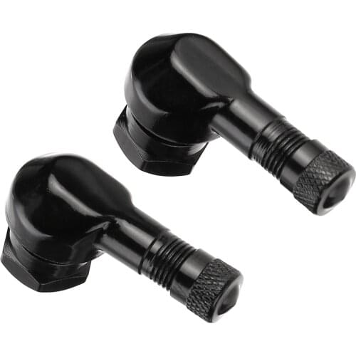 2Pcs 90 Degree 11.3mm Aluminum Alloy Motorcycle Wheel Tire Valve Stems Caps CNC Moto ATV Tire Accessories