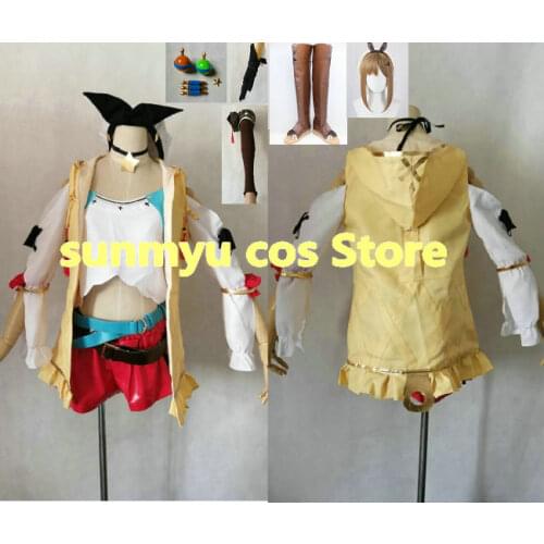 Free Shipping!Atelier Ryza Ever Darkness& the Secret Hideout Ryza Raiza Cosplay Costume,Custom Size Halloween
