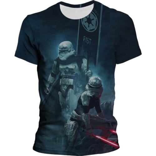 Disney New Star Wars Abstract style 3D Print Summer Fashion T-shirt Men Womens shirt oversize funny t shirts Children clothes