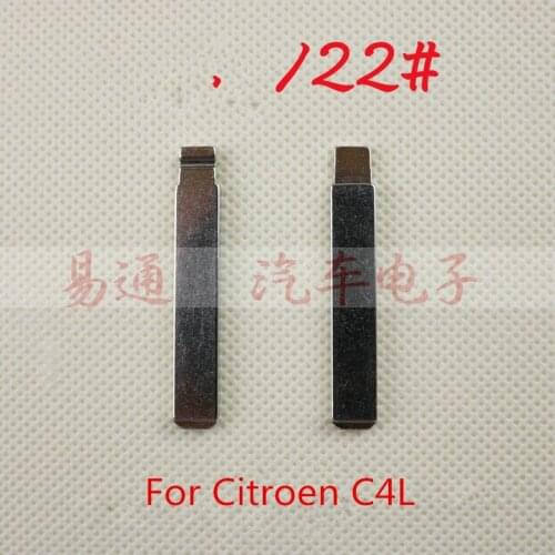 Top Quality NO. 122 Key Blade For Citroen C4L Flip Key Blade, Origin Car Blank Key Blade