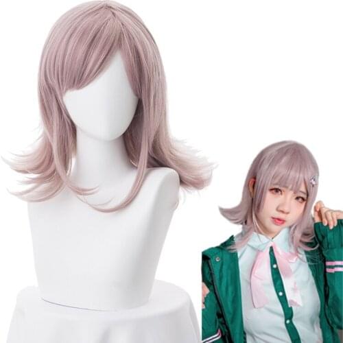 DanganRonpa Dangan Ronpa Nanami ChiaKi Heat Resistant Hair Cosplay Costume Wig + Free Wig Cap