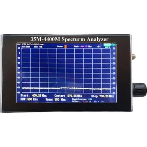 35M-4400M 4.3 Inch LCD Screen Professional Handheld Simple Spectrum Analyzer Measurement of Interphone Signal