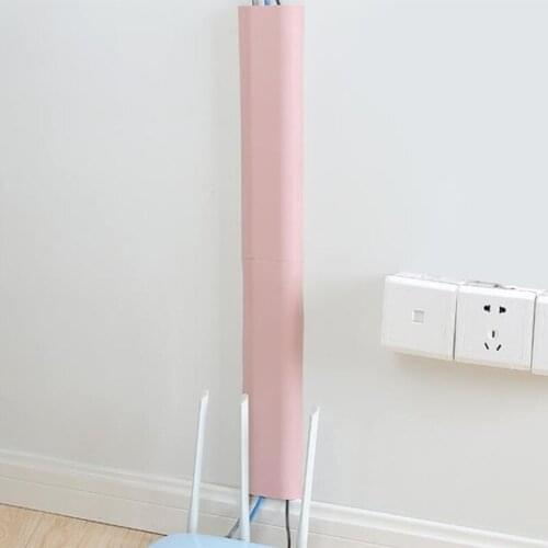 448F Self-Adhesive Wire Cable Tube Lid Fixer Wall Floor Cord Duct Cover Cord Organizer Manager 30X8.5cm/11.81X3.34in