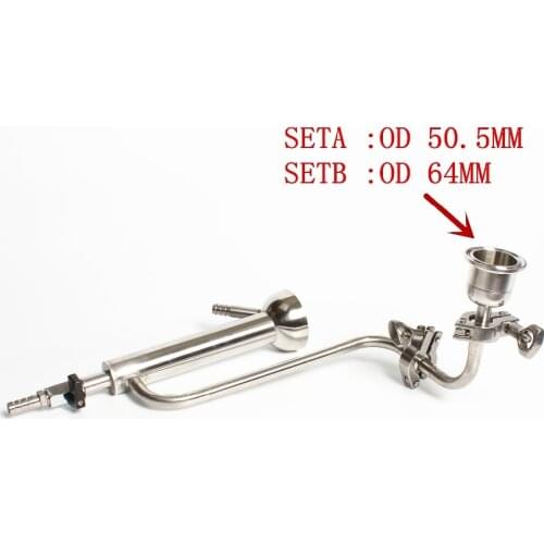Continuous measurement alcohol stainless steel 304 Tri clamp Parrot Connection for Distiller