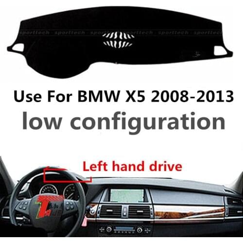 TAIJS Factory Sport Simple Polyester Fibre Car Dashboard Cover For BMW X5 2008 09 10 11 12 13 LOW Configuration Left hand drive