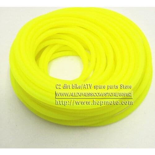 20M Yellow Green Fuel Hose / oil hose / fuel tubes for motorcycle parts /pit bike parts/ATV/monkey bike/motorcycle/ scooter