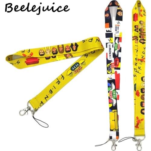 Friends tv show Neck Strap Lanyard keychain Mobile Phone Strap ID Badge Holder Rope Key Chain Keyrings cosplay Accessories Gifts