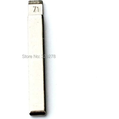 10pcs/lot Metal Blank Uncut Flip KD Remote Key Blade Type #71 for GM for Buick for Cruze NO. 71 Blade