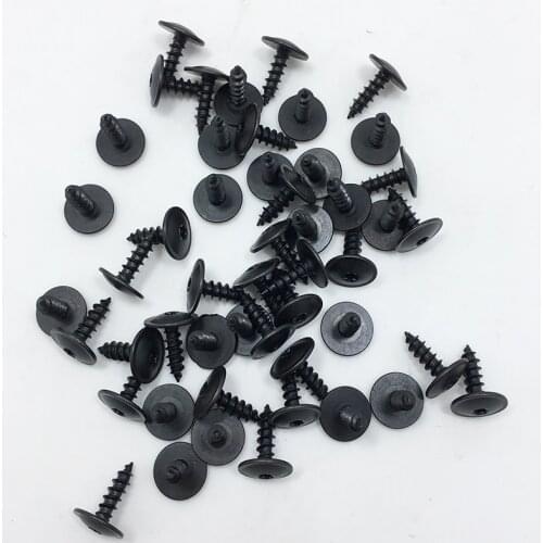 50 Pcs Car Splash Shield Door Clip Screw Nuts 5x16 For Tiguan Amarok Passat Eos CC Phaeton Beetle Jetta Golf Polo N90974701