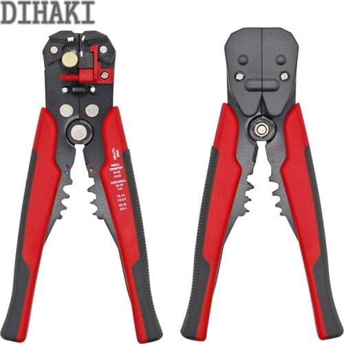 8-inch Wire Pliers Automatic Wire Stripper Crimping Cable Cutter Stripping Tools Crimping Pliers Terminal 0.2-6.0mm2 tool