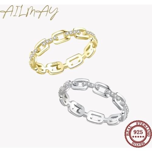 Ailmay Women's Gold Rings