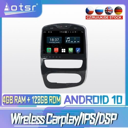 Android 10 PX6 128G For RENAULT Clio 2017 - 2018 DVD GPS Navigation Auto Radio Stereo Video Multimedia Player HeadUnit 2din