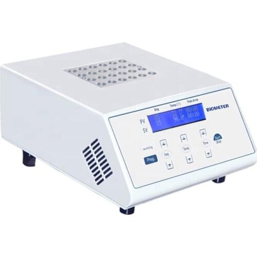 BIOMETER Heating&cooling Type Machine Multi-point Constant Temperature Metal Bath Gel Heating Lab Heater Blocks Digital Dry Bath