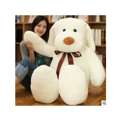 Large 100cm stuffed toy creative long ears dog plush toy soft doll throw pillow gift b0589