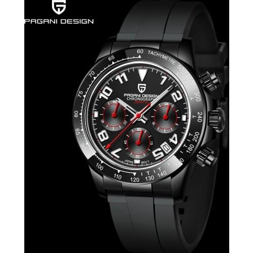 Pagani Design 2021 Latest 40mm Luxury Sports Quartz Watch Sapphire Glass 100m Waterproof Mens Automatic Watch Men Reloj Hombre