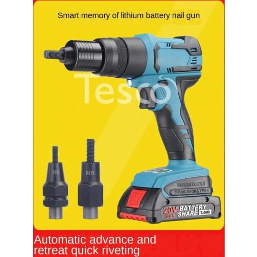 Electric riveting gun Riveting cap gun Riveting nut gun Fully automatic Ding