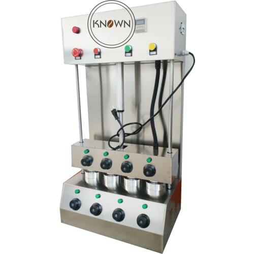 Hot Selling New Style Stainless Steel Electric Pizza Cone Maker with Four Cylinder Spiral Shape Moulds