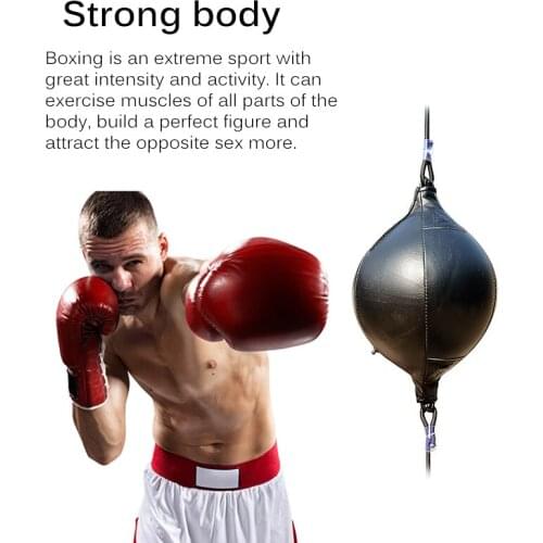 1pcs Punching Ball PU Pear Boxing Bag Reflex Speed Balls Fitness Sports Equipment Training Inflatable Punching Bag For Fitness
