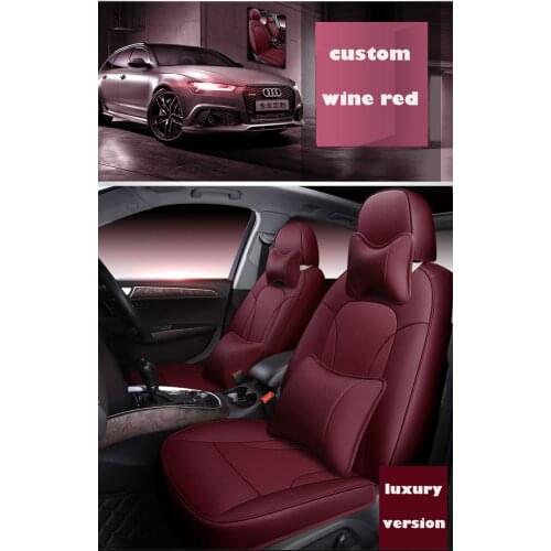 Custom automobile Cowhide car seat cover leather set For Jaguar All Models XF XE XJ F-PACE F-TYPE XFL car accessories styling