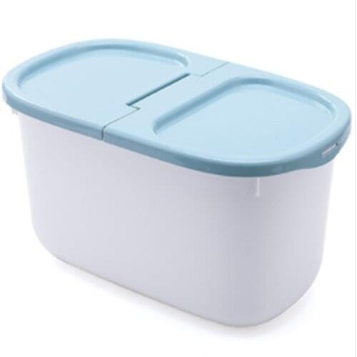 Capacity 8kg Sealed Food Container Household Moisture-proof Sealed Plastic Rice Bucket Flour Bucket Grain Insect-proof Container