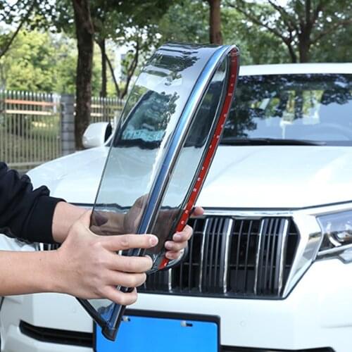 4PCS/set Car Windows Visor for Toyota Prado 150 2010 2011 2012 2013 2014 2015 2016 2017 2018 2019