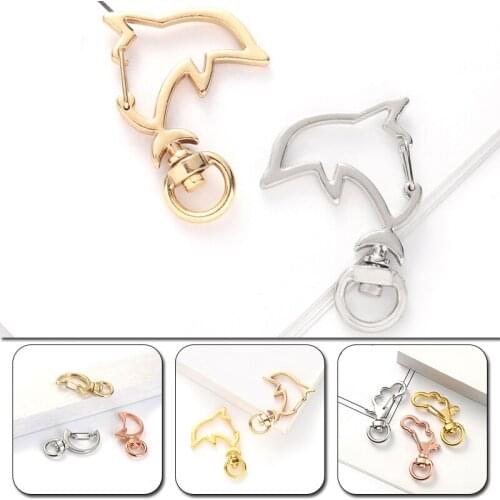 Creative Key Ring Keychain DIY Handmade Making Accessories Molds Animal Shape Buckle Crystal Epoxy Mold