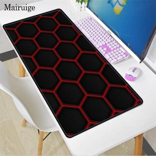Mairuige Hexagon Art Anime Mouse Pad XXL Mousepad Laptop Desk Mat Pc Gamer Computer Decoracion for lol/csgo Gaming Accessories