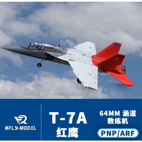XFly Model T-7A Red Hawk 64mm EDF Jet RC Airplane Model PNP KIT With Servos