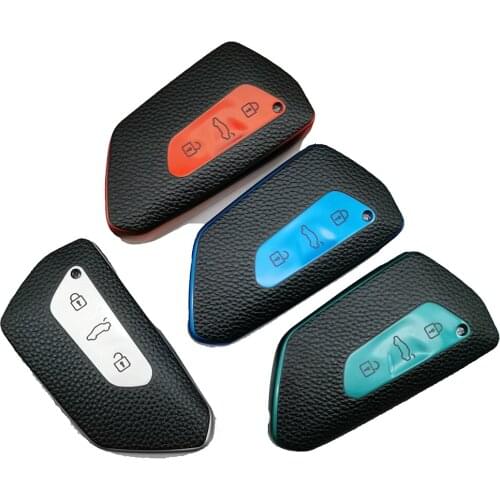 Latest TPU Car Remote Key Case Cover For VW Volkswagen Golf 8 MK8 2020 Skoda Octavia 3 Button Smart Key Shield Accessories
