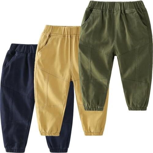 New Arrival Atuemn Pants Childrens Clothing Baby Boys Baggy Pants Ankle Banded Pants Kids Casual Trousers Pantalones Bebe