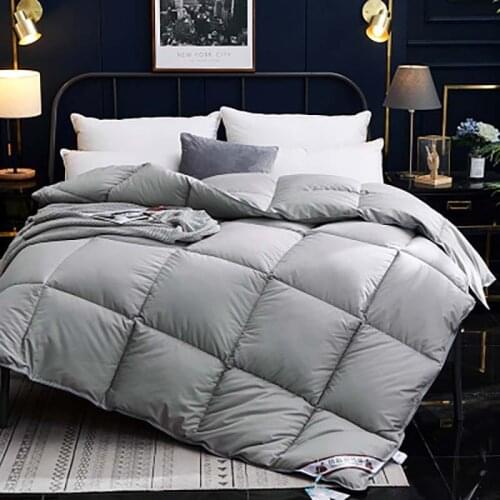 New Sale Winter Thicken Warm Goose Down Comforter Quilt Blanket Twin/full/queen/king Full Size Hotel Duck Home Duvet Filling For