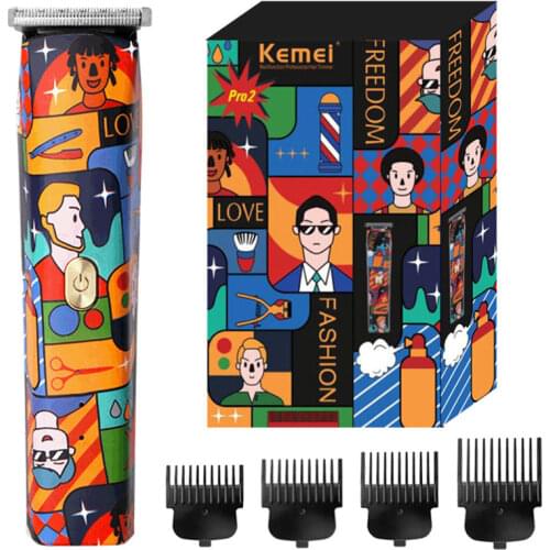 Original kemei professional barber electric hair trimmer beard hair clipper for men rechargeable hair cutting machine powerful