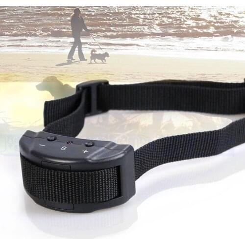Humane Safe Vibration Stop Dog Barking Electric Shock Control Training Collar Drop shipping