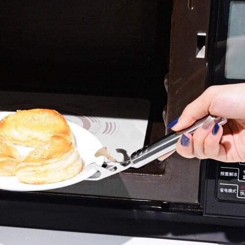 Stainless Steel Anti-hot Hand Bowl Clip Dish Plate Lifter Multi-function Pot Pan Carrier Holder Clamp Corkscrew Kitchen Gadgets