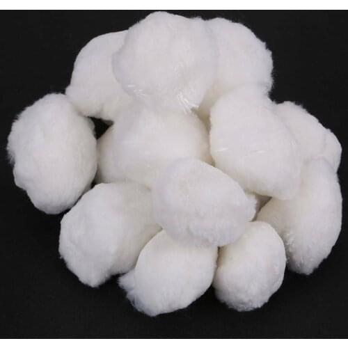1000g 50mm Diameter Polysphere Filter Water Purification Fiber Cotton Balls Swimming Pool Cleaning Equipment Filter Balls