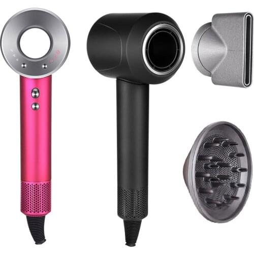 Professional Hair Dryer High Speed Hairdryer Temeperature Control Salon Dryer Hot &Cold Wind Negative Ionic Blow Dryer