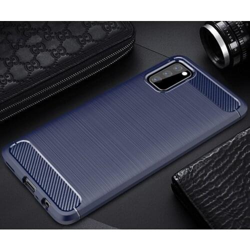 Luxury case For Samsung Galaxy A02S case A12 Silicone Carbon Fiber cover for Galaxy A42 5G phone accessories Fundas