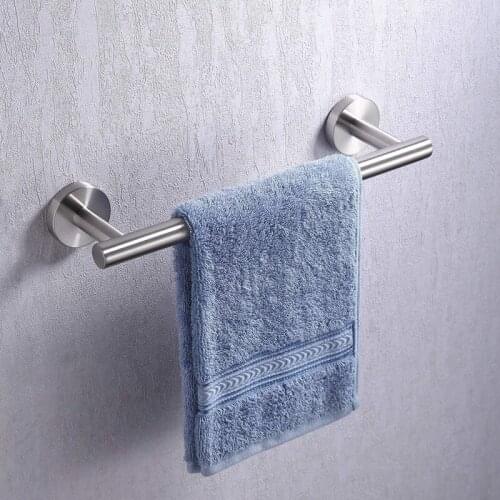Hand Towel Bar Bathroom Towel Holder Kitchen Dish Cloths Hanger SUS304 Stainless Steel RUSTPROOF Wall Mount-ABUX