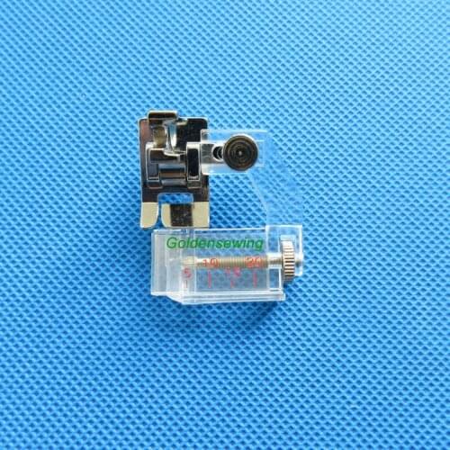 Low Shank Adjustable Bias Tape Binder Foot for Brother,Babylock,Singer, Kenmore,Elna