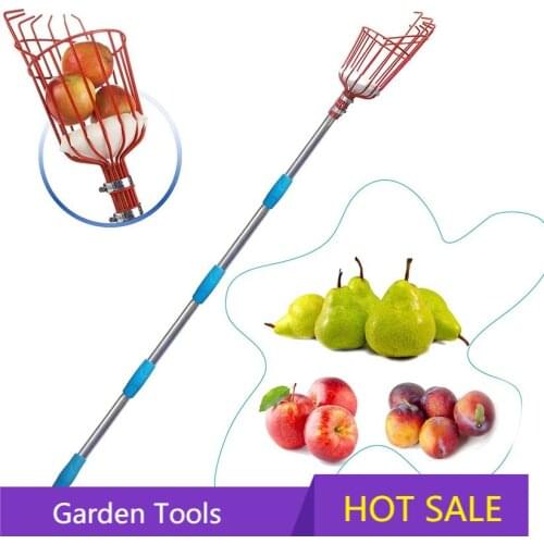 Garden tools Deep Basket Fruit Picker Head Convenient Fruit Picker Catcher Apple Peach Picking Farm Garden Fruit Picker Tool