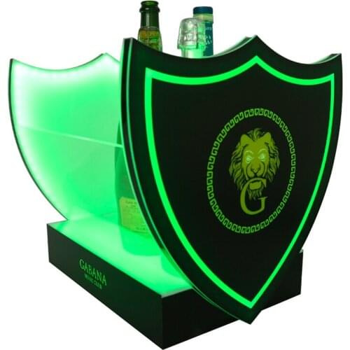 Night Club Bar Champagne Bottle Ice Bucket Service Tray