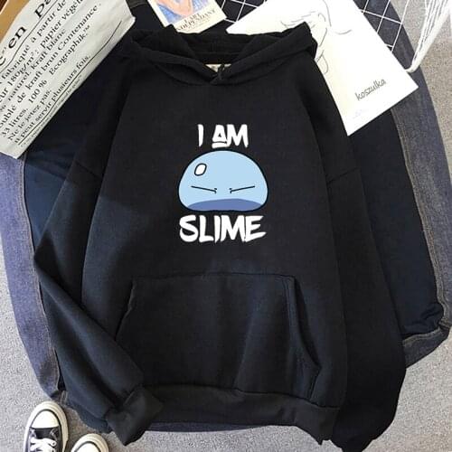 That Time I Got Reincarnated as a Slime Hoodies Japanese Anime Pullovers Harajuku Graphics Unisex Fashion Streetwear Sweatshirts