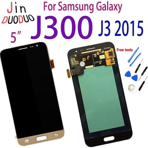 High Quality For Samsung Galaxy J300 Touch Screen Display LCD Digitizer Assembly For Samsung J3 2015 LCD